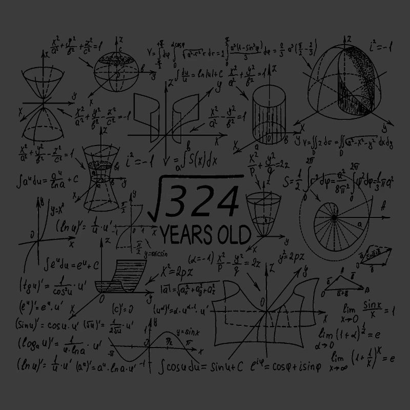 18th Birthday Math Math Student Mathefan