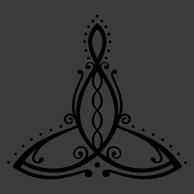 Celtic Motherhood Symbol Mutter mit vier Kindern