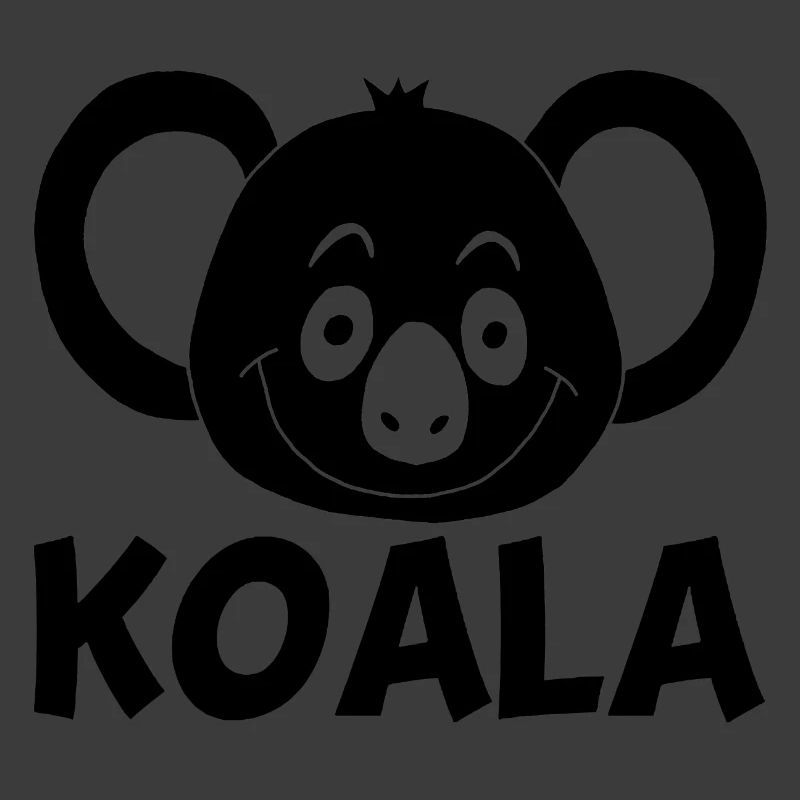 Schwarzer Koala