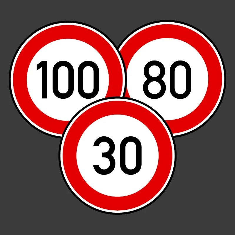 Tempolimit 100 - 80 - 30