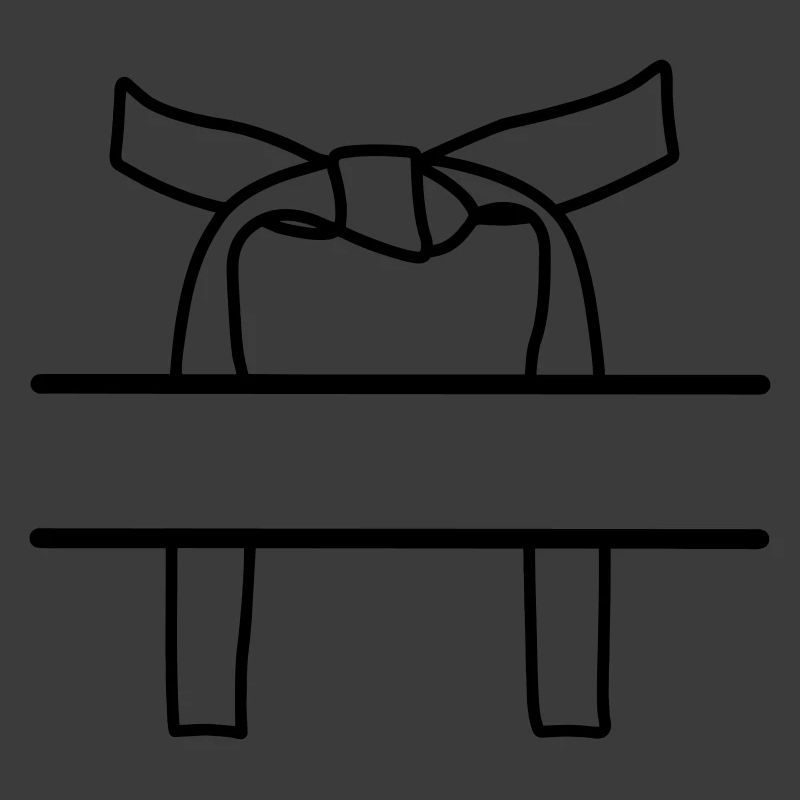 Transparentes Band oder Obi