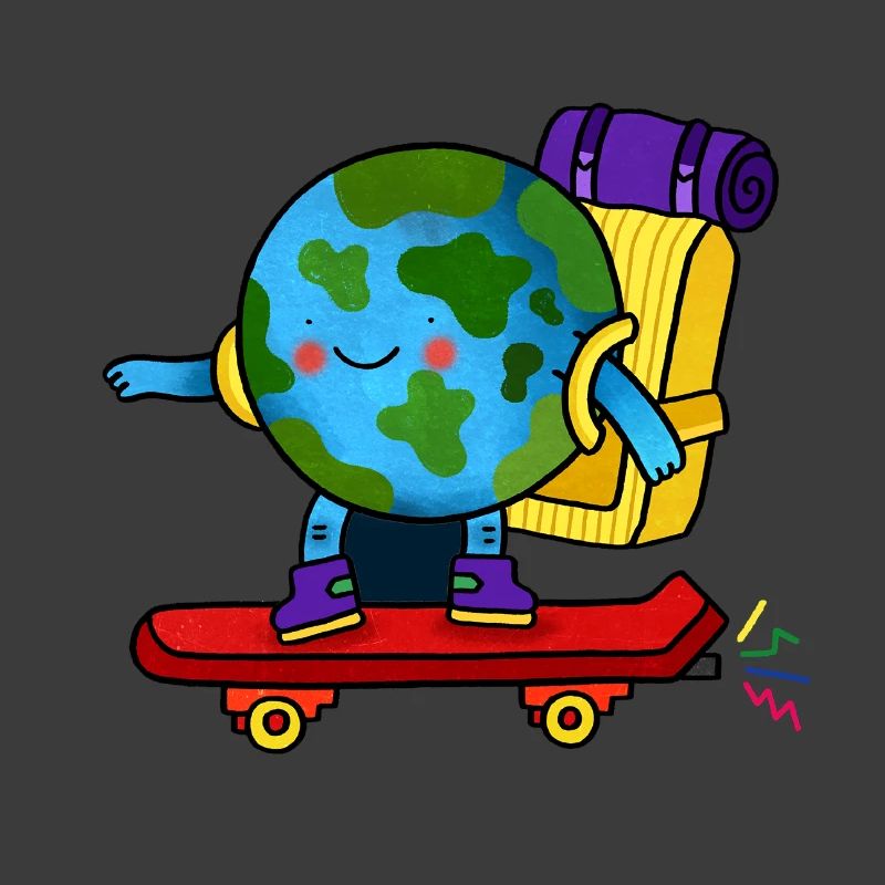Skater Earth Rucksack