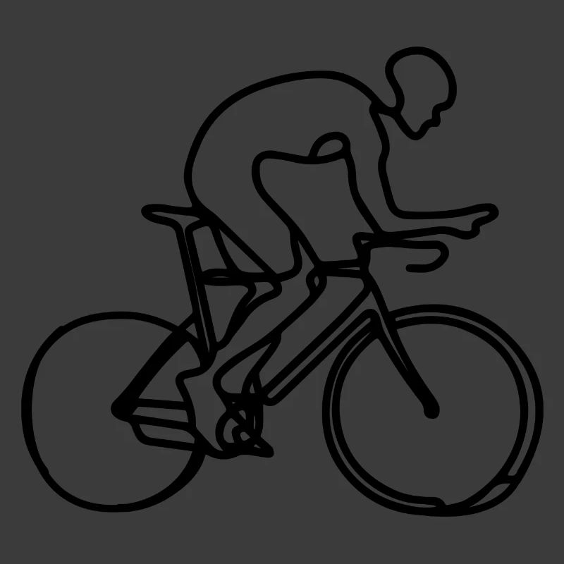 Radfahrer Zeichnung