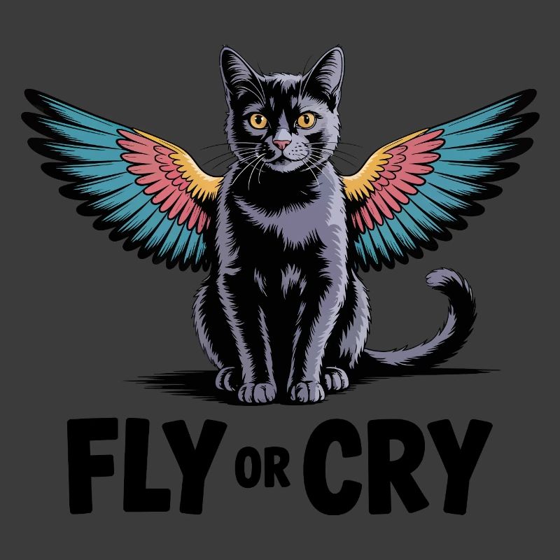 Fliege oder rufe Katze