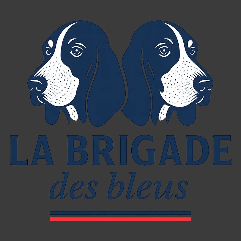 Blaue Hunde der Gascogne