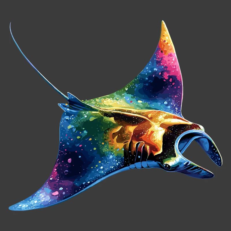 Manta Ray, Devil Ray, Stingray, Diver
