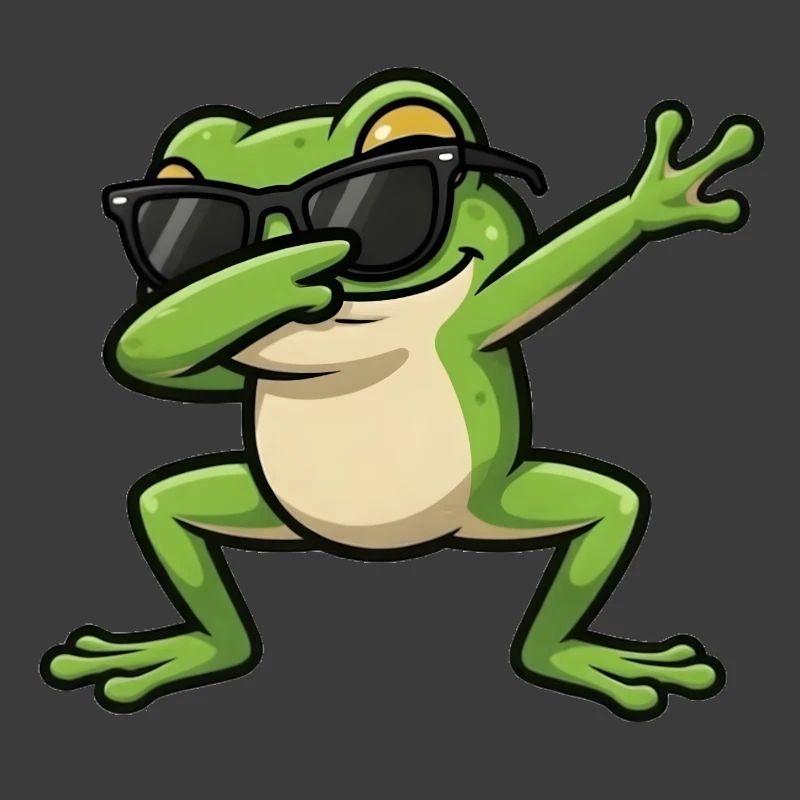 Dabbing Frog