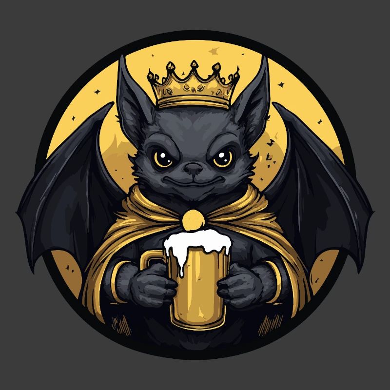 Fledermaus Bier Lustig