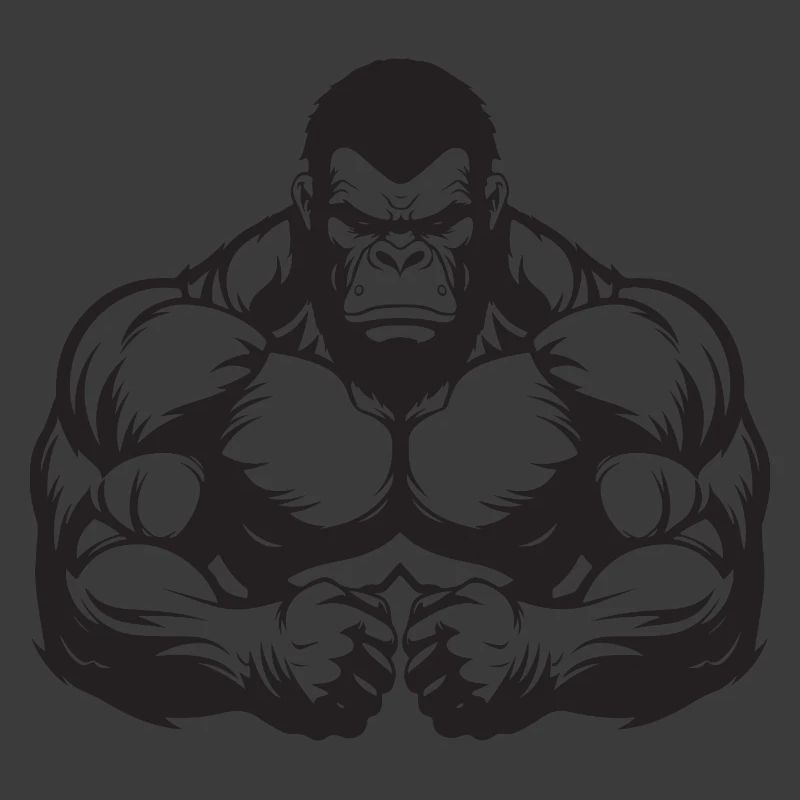 Muscles gorilles