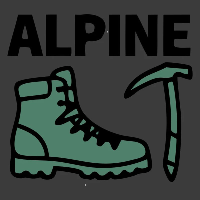 Wanderschuh Eispickel Alpine Bergsteigen Klettern