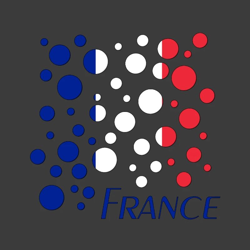 French Circle Dots Pattern
