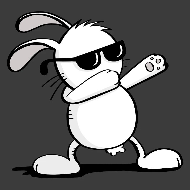 Cool Dab Dance Bunny - Dabbing Easter Bunny
