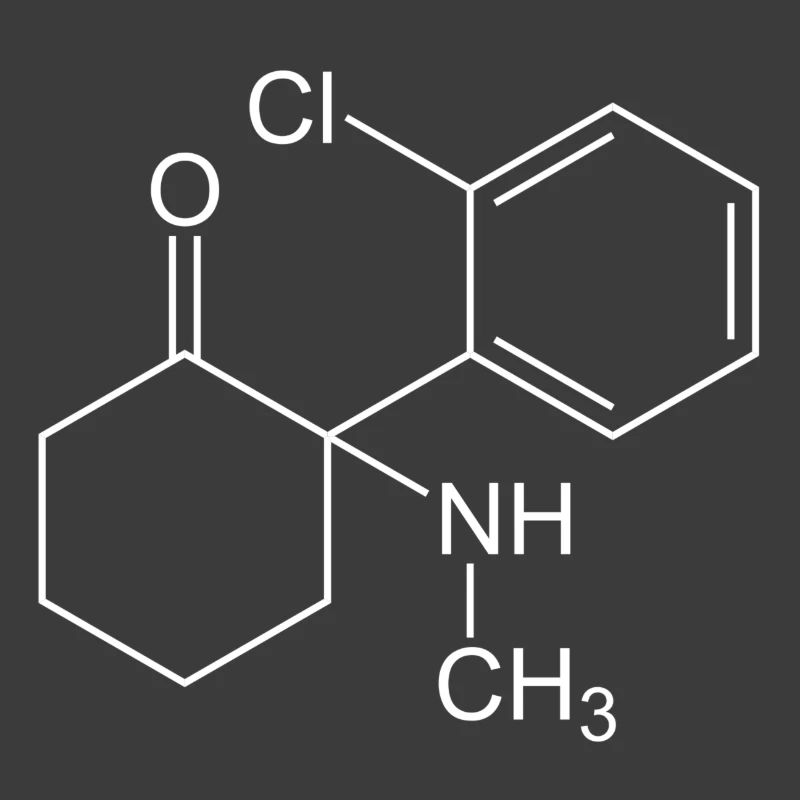 Ketamine structural formula