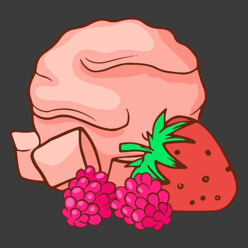 Eis Speiseeis Eiskrem Eiscreme Erdbeeren Himnbeere