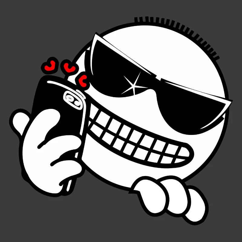 Hacker mit Telefon