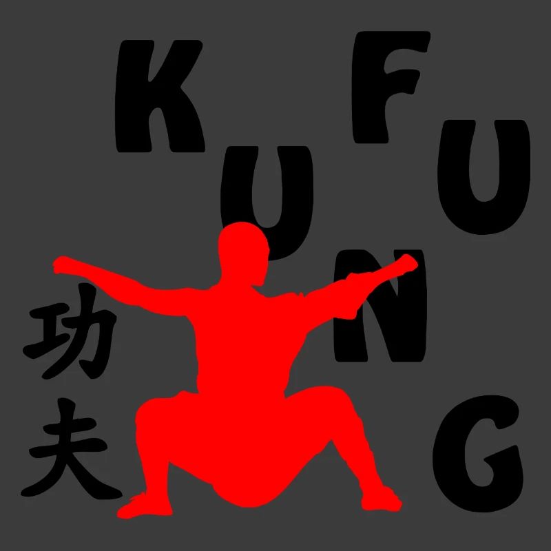 Shaolin Mönch Schattenfigur