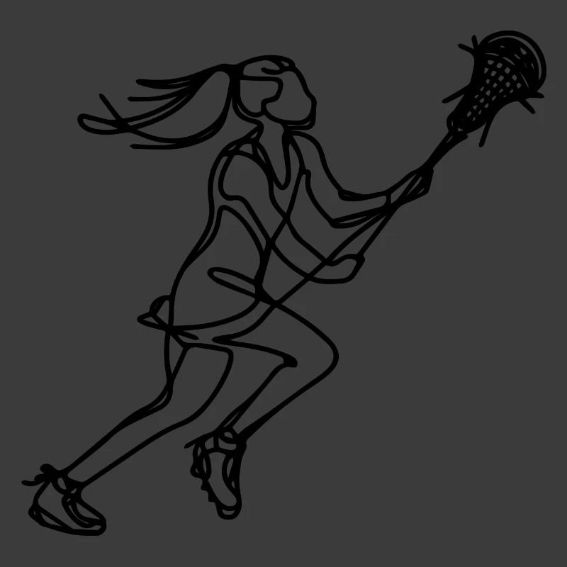 Lacrosse Mädchen
