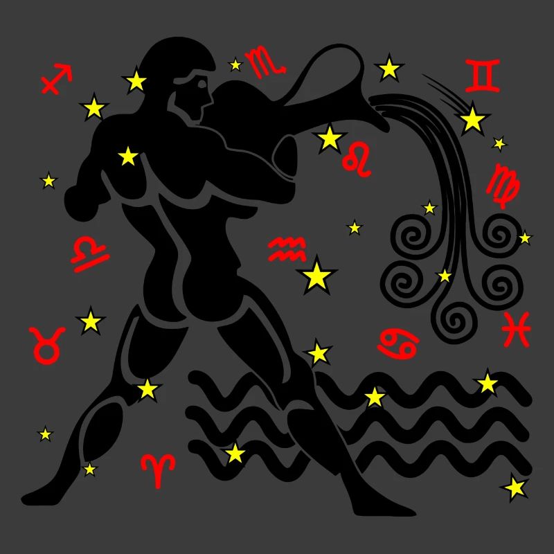Sternzeichen Stern Logo Wassermann