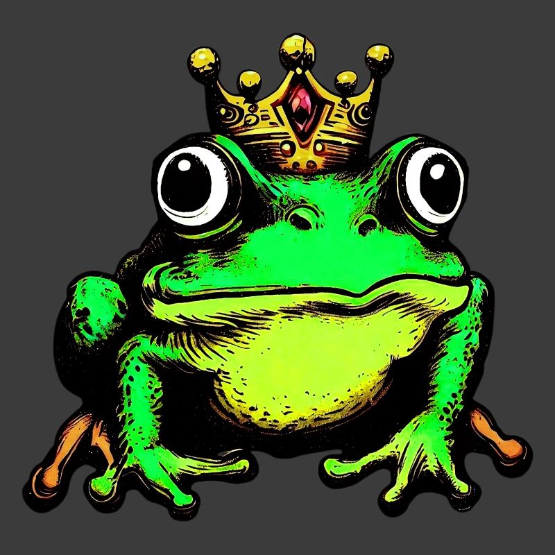 Frosch mit Krone