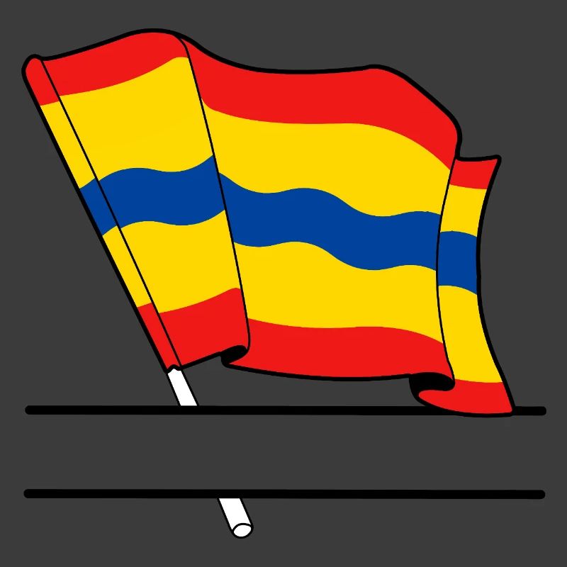 Flagge Overijssel Text Banner