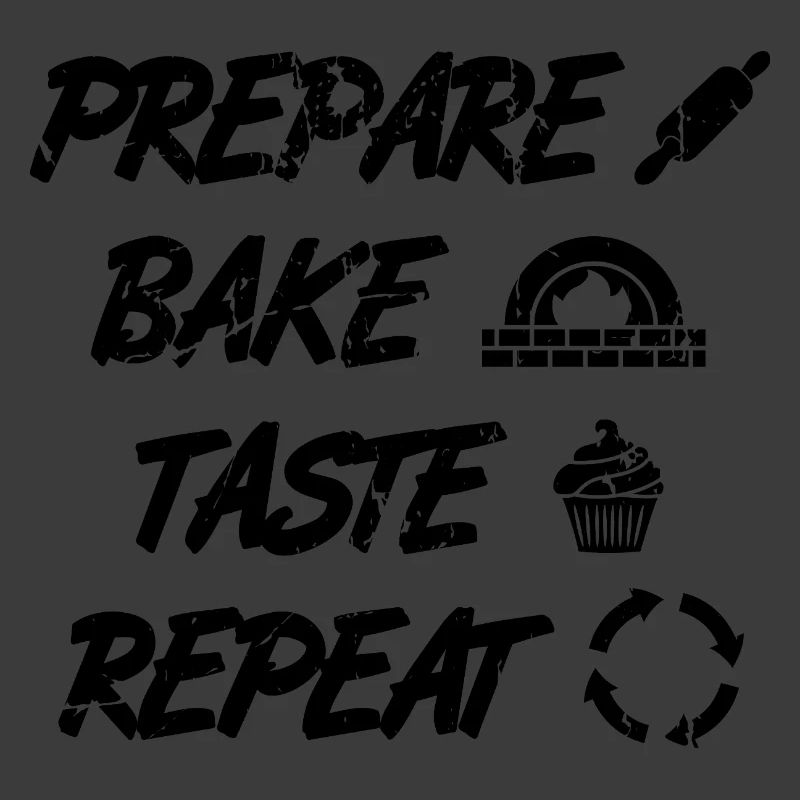 Lustiges Backen Zitat