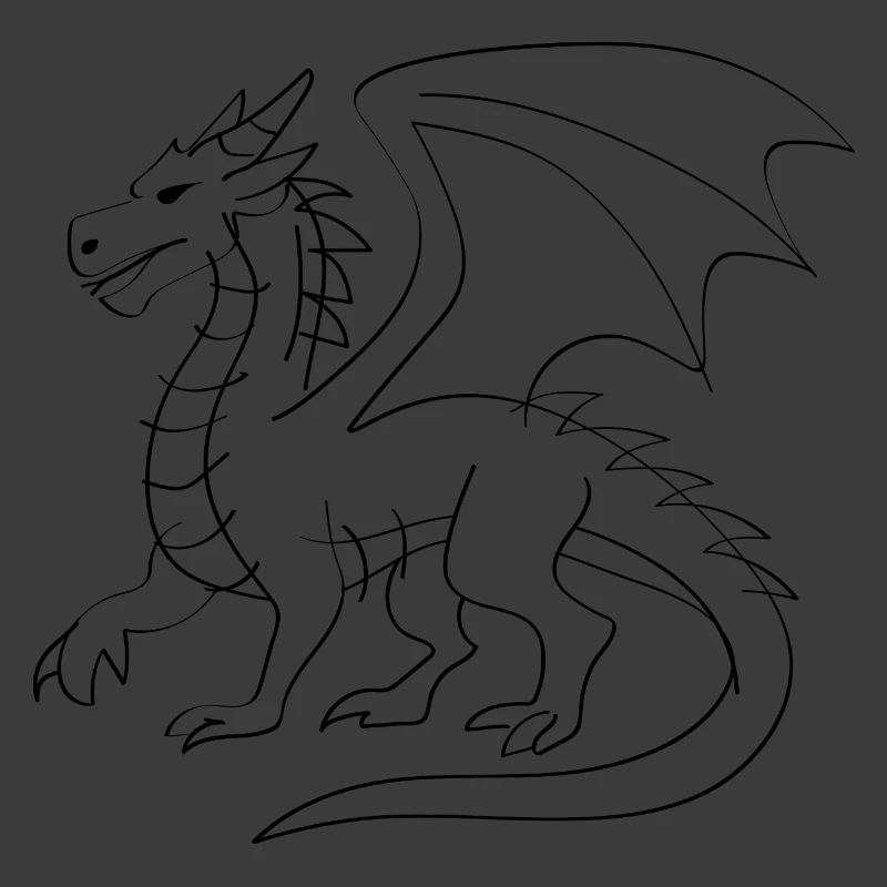 Drachen Illustration