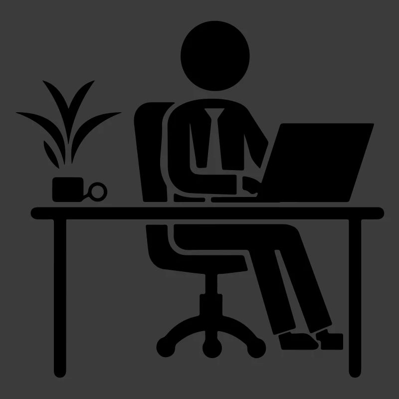 Worker Computer Job Desk