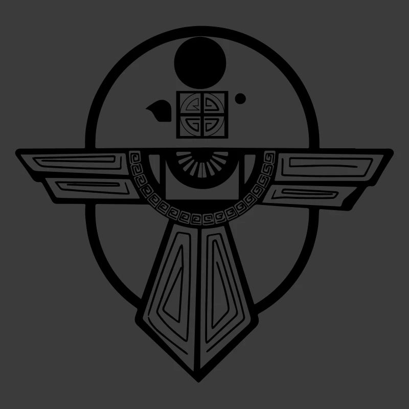 Ancient Thunderbird Totem Design