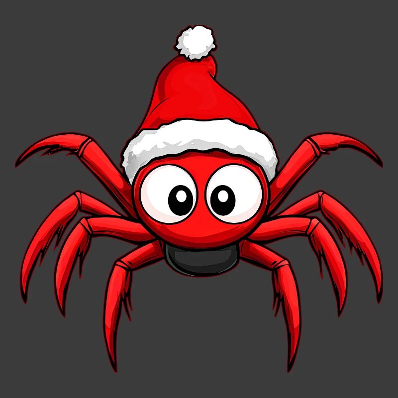 Weihnachtsmann Spinne