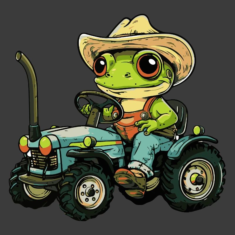 Frog Tractor Farmer