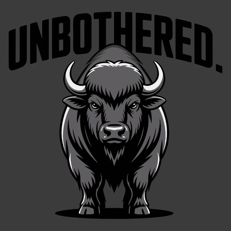 Ungestörtes Stier-Emblem