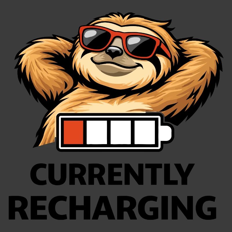 Sloth Chill Battery Tee