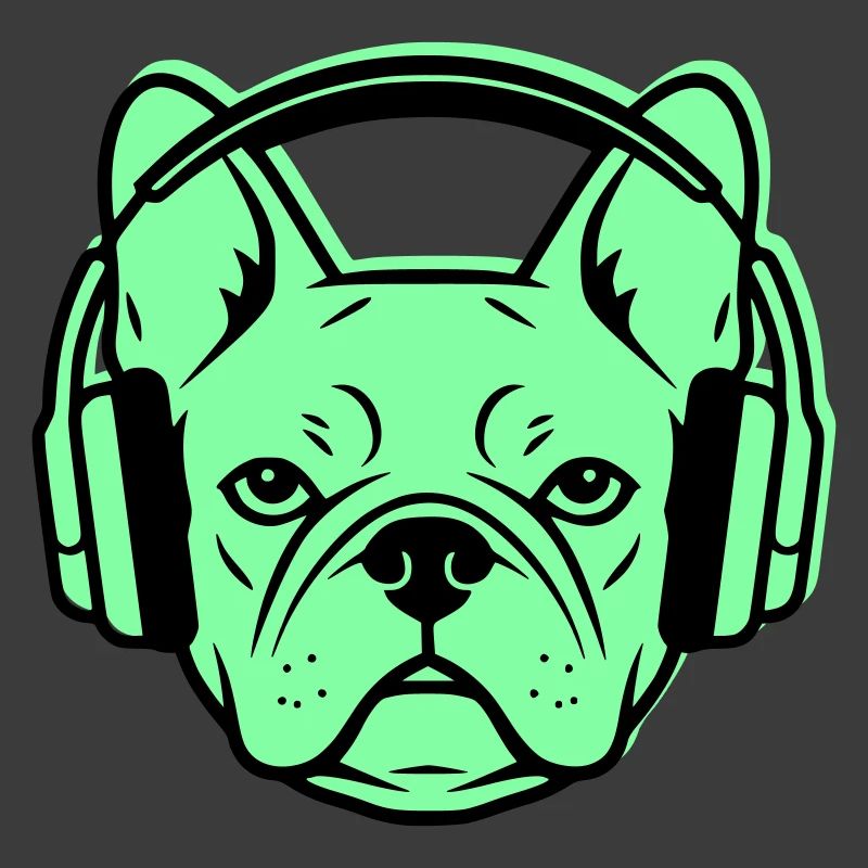 Frenchie DJ Kopfhörer Musik