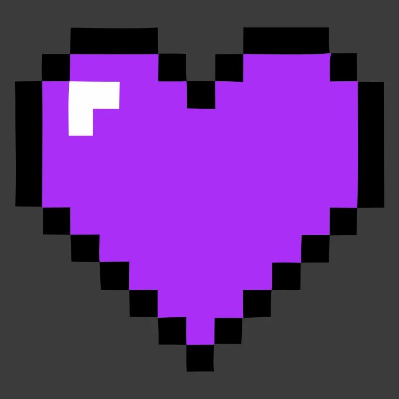 Pixel Herz 8-Bit Gesundheit