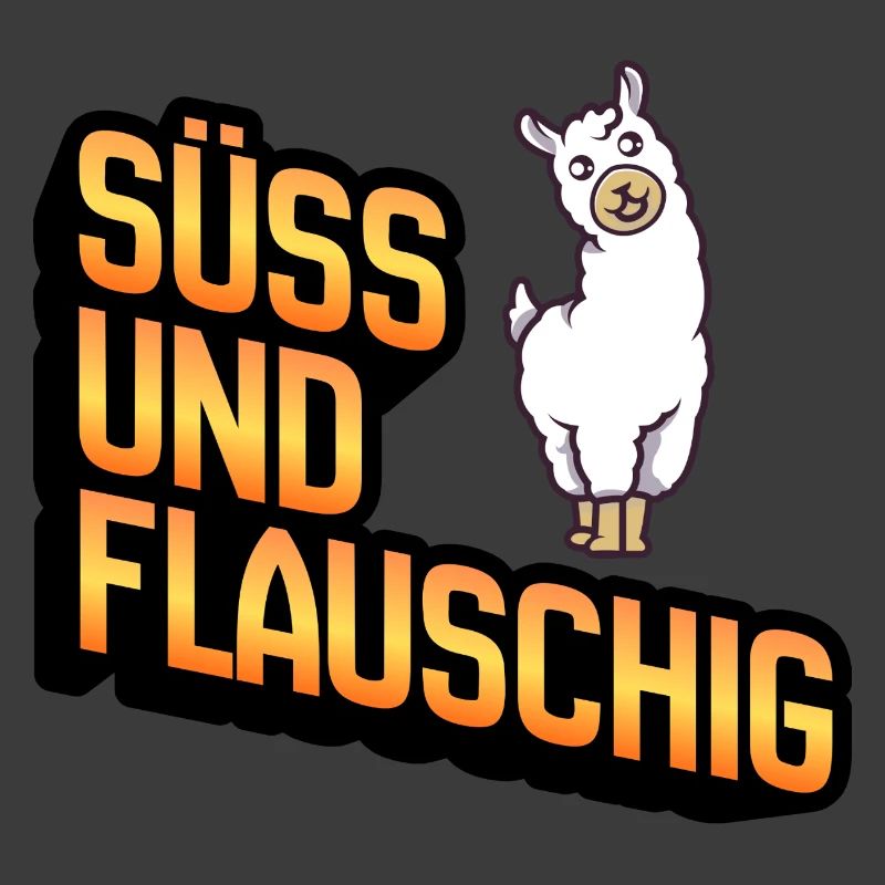 Süss und Flauschig Lama
