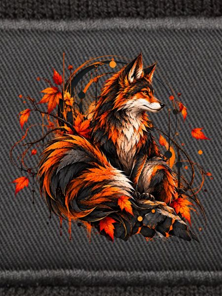 Der majestätische Herbstfuchs