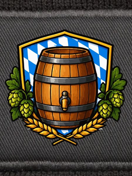 Bierfass Schild Bayerisch