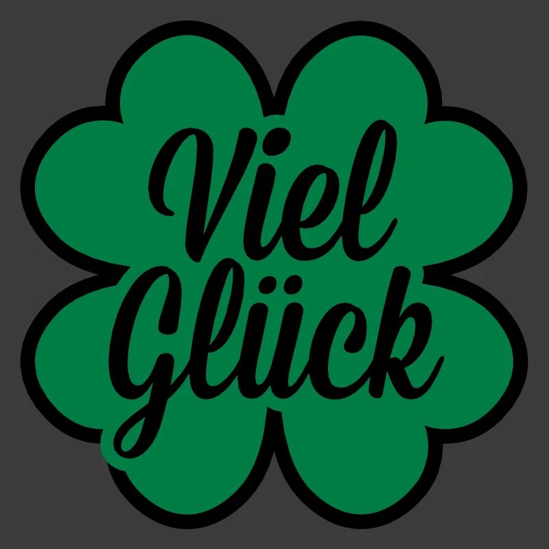 Viel Glück Kleeblatt