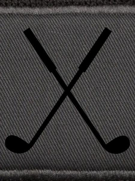 Golfschläger in schwarz