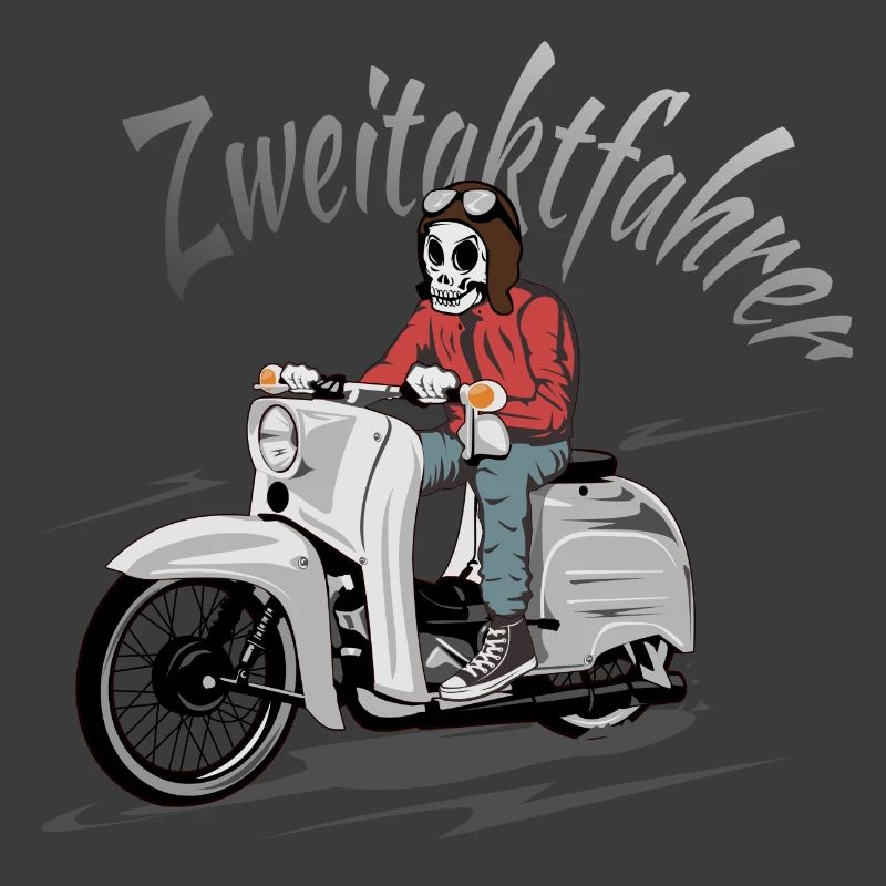 Simson Schwalbe Zweitaktfahrer