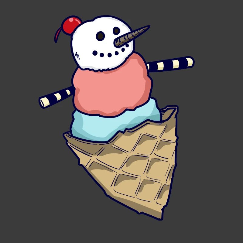 Schneemann Eiskugel