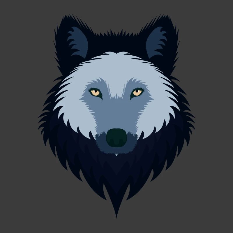 Weiblicher blauer Wolf