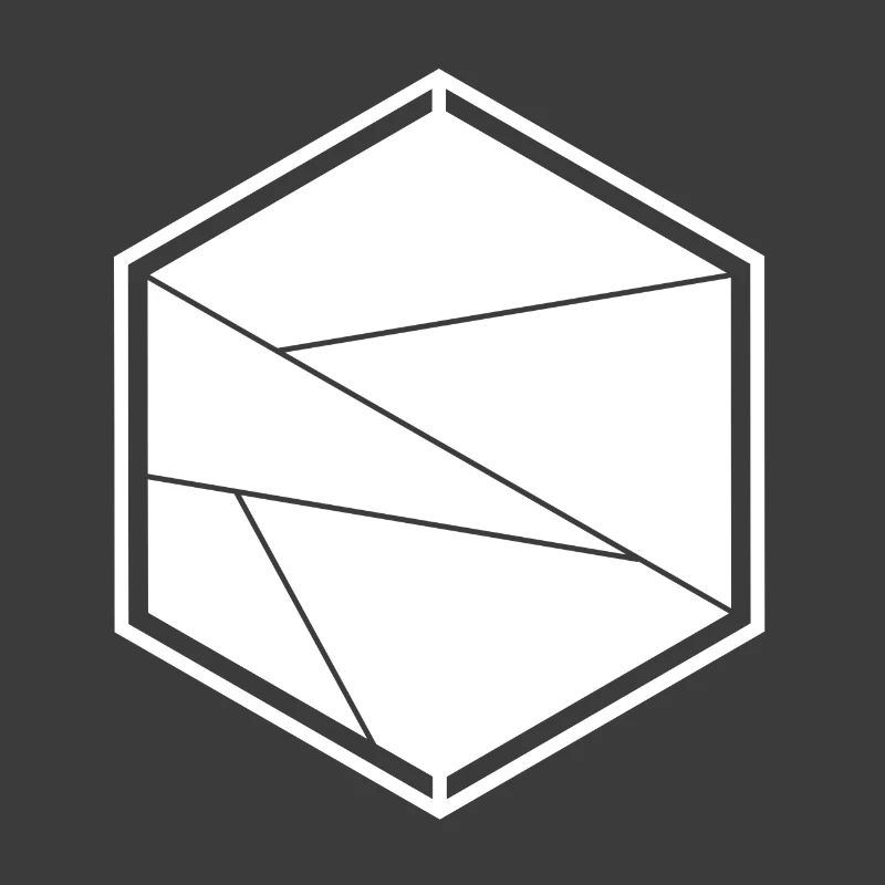 hexagone abstrait