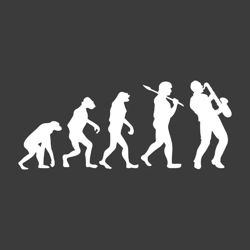 Evolution Saxofon Geschenk Musik Saxophon