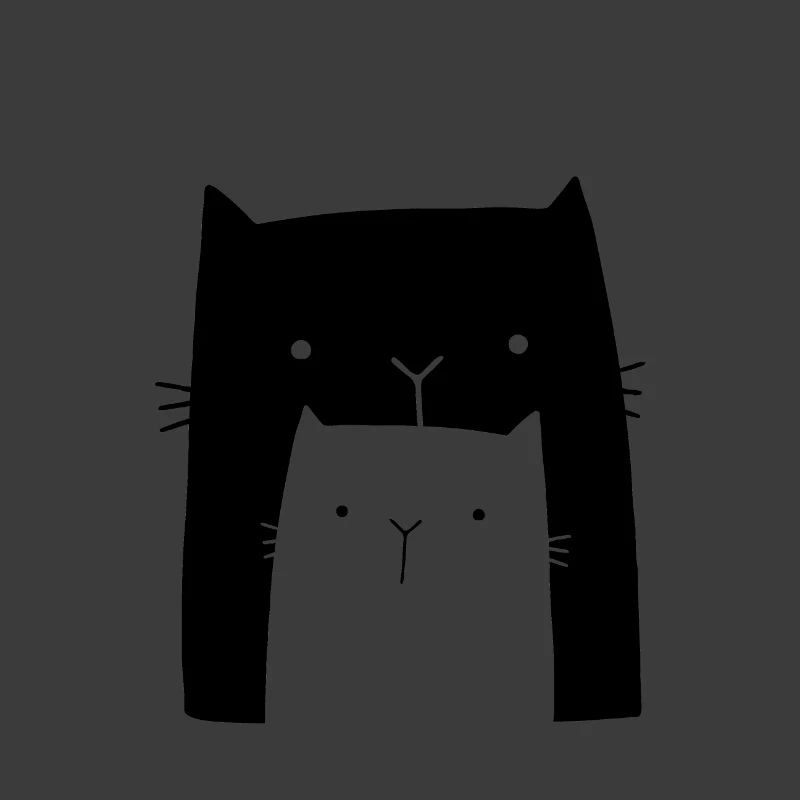 Familie Katzen Geschenk