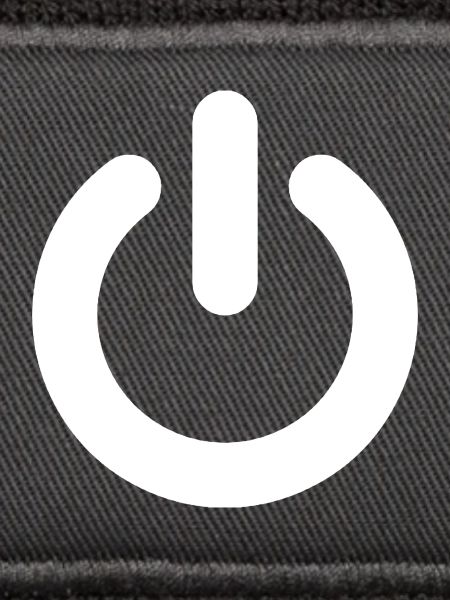 Power Button Weiß