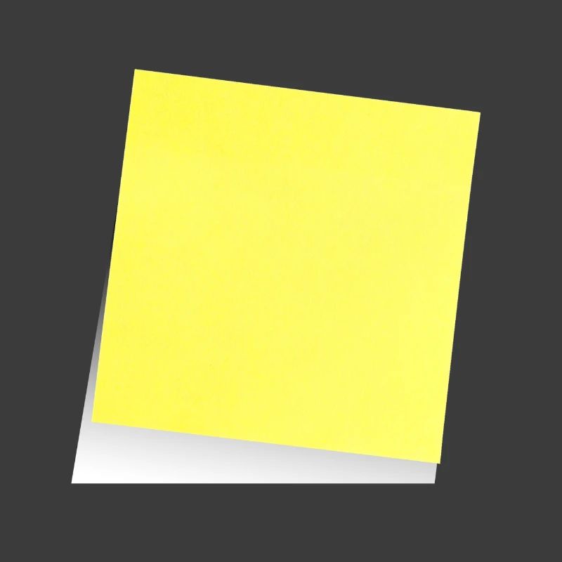gelber Notizzettel , Klebezettel , sticky note