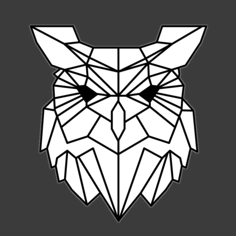 Schlichtes Eulen Design