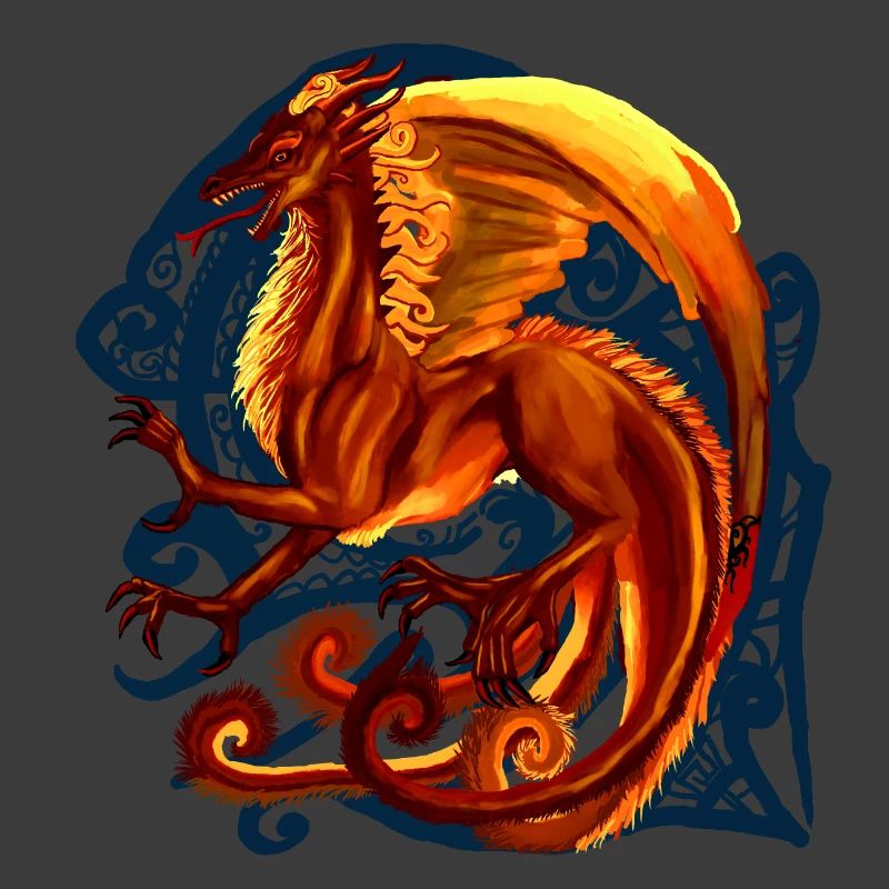 roter Drache