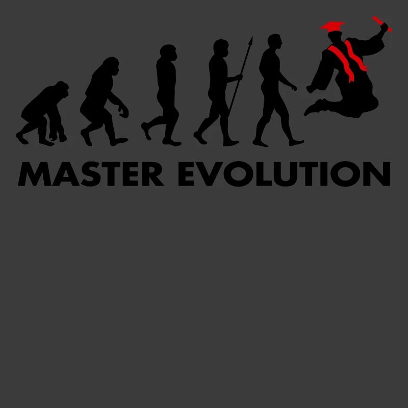 Master evolution exam passed school graduation